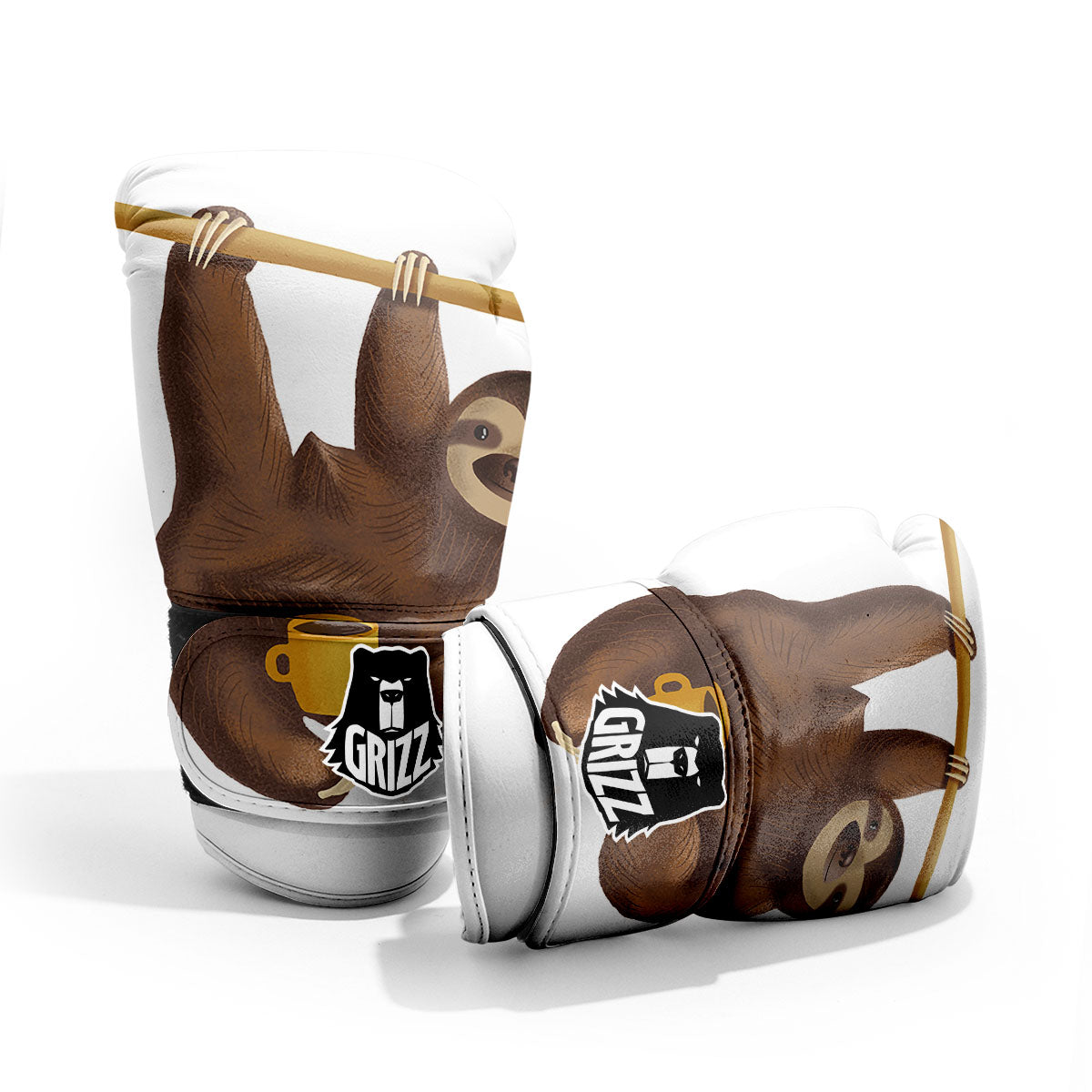 Sloth Happy Print Pro Boxing Glove