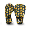 Sloth Print Pattern Boxing Gloves-grizzshop