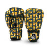 Sloth Print Pattern Boxing Gloves-grizzshop