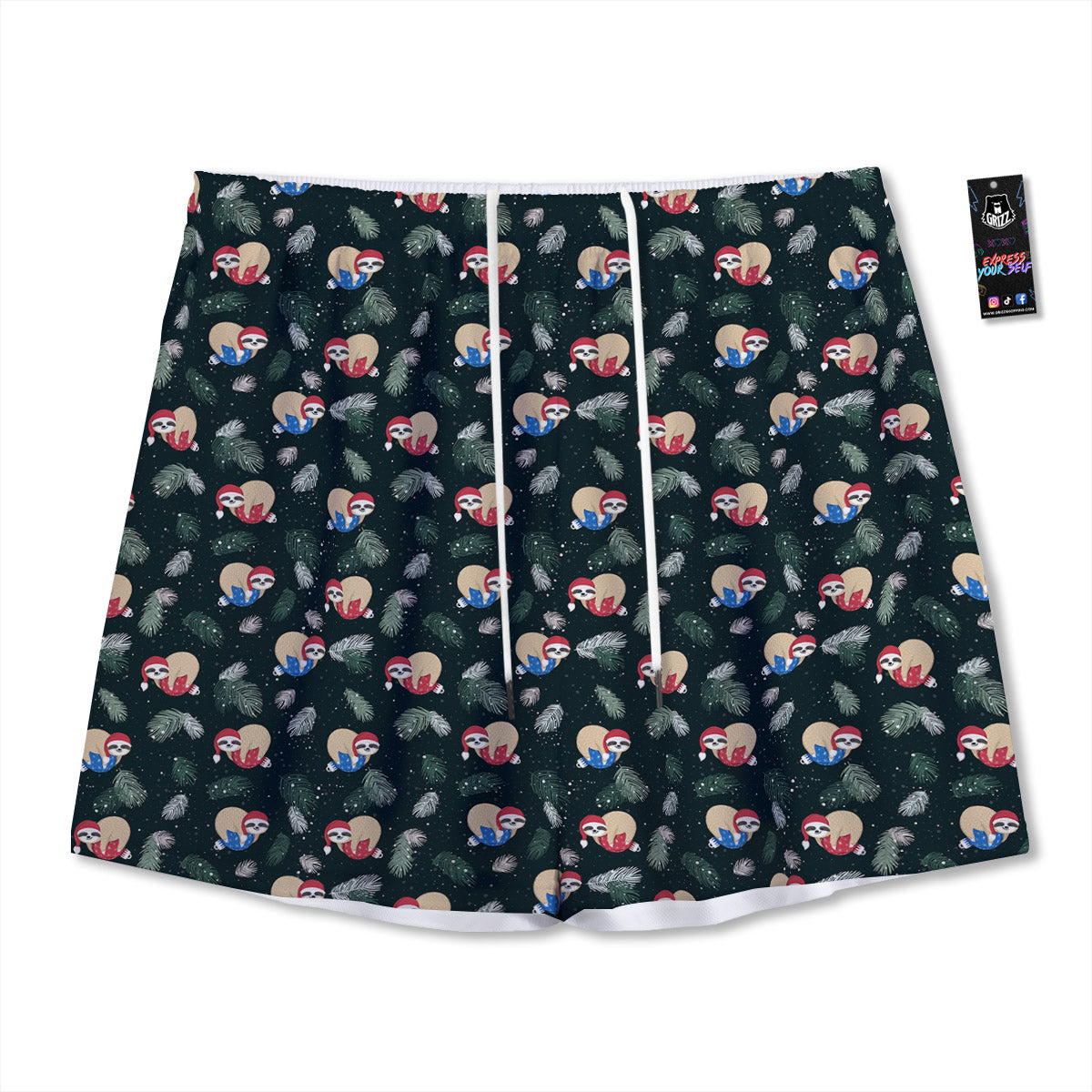 Scorpio Cute Cartoon Print Pattern Mesh Shorts