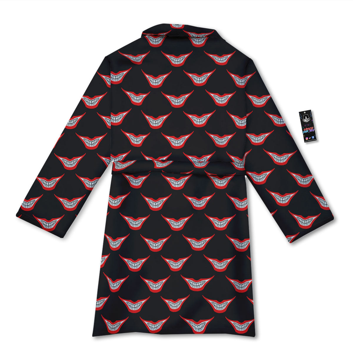 Smile Joker Print Pattern Bathrobe-grizzshop
