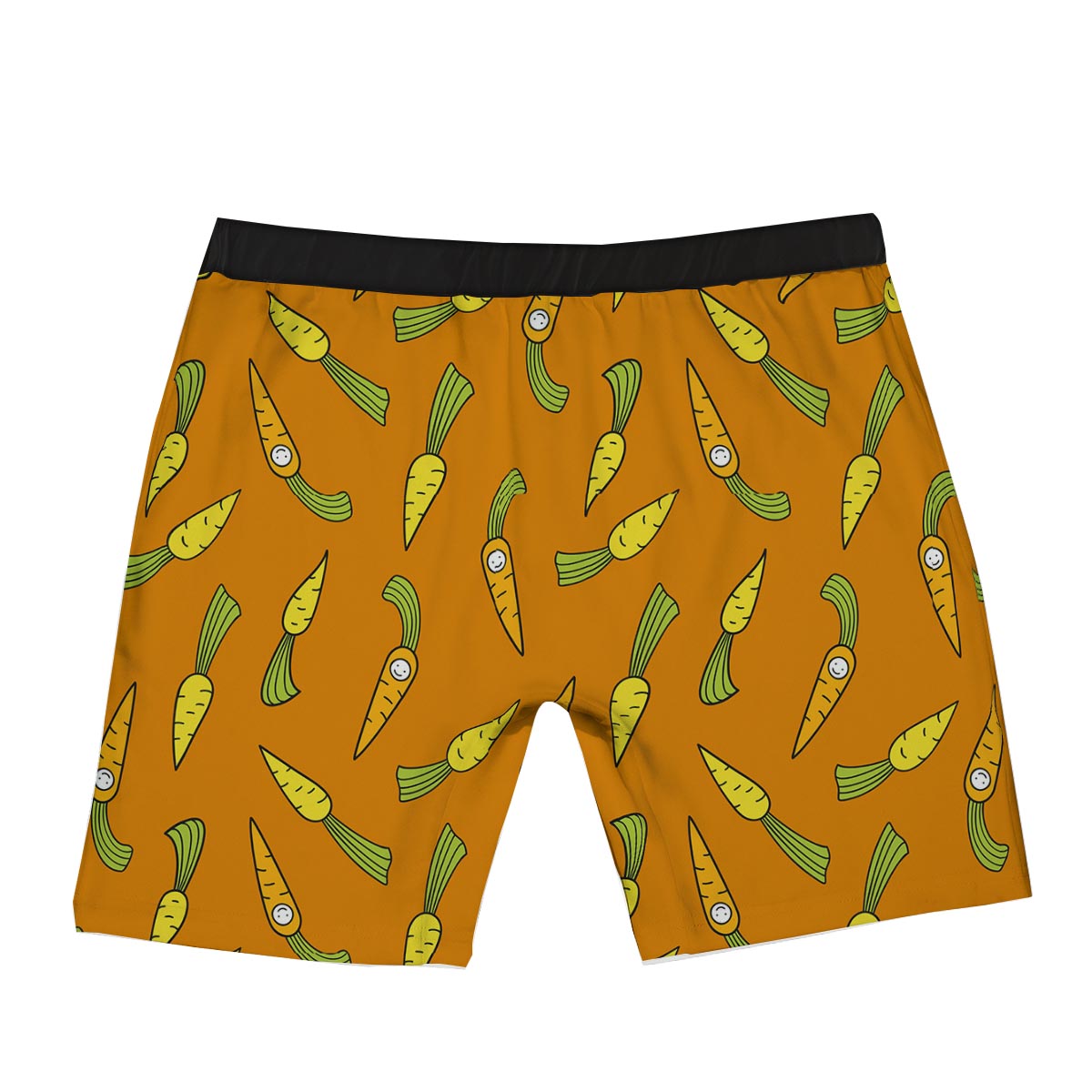 Smiley Carrot Print Pattern Boxer Briefs-grizzshop