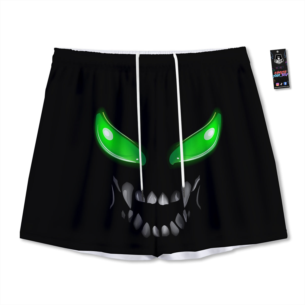 Stewart Tartan Red And Green Print Mesh Shorts