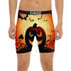 Smiley Faces Halloween Pumpkin Print Boxer Briefs