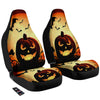 Smiley Faces Halloween Pumpkin Print Car Seat Covers-grizzshop