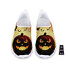 Smiley Faces Halloween Pumpkin Print Nurse Shoes-grizzshop