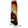 Smiley Faces Halloween Pumpkin Print Pajama Pants-grizzshop