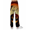 Smiley Faces Halloween Pumpkin Print Pajama Pants-grizzshop