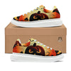 Smiley Faces Halloween Pumpkin Print Platform Shoes-grizzshop