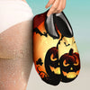 Smiley Faces Halloween Pumpkin Print Water Shoes-grizzshop