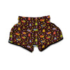 Snail Pattern Print Muay Thai Boxing Shorts-grizzshop