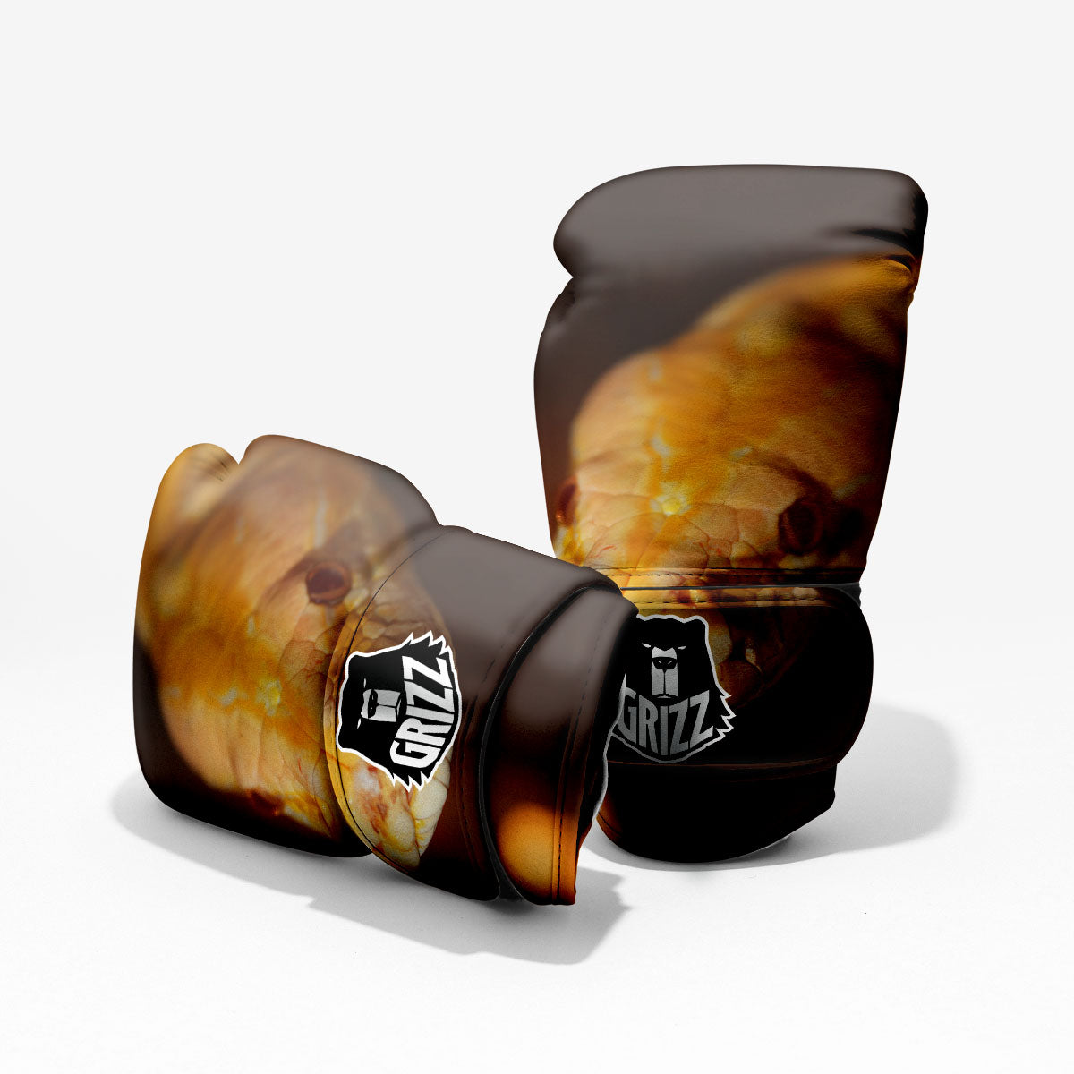 Snake Albino Print Pro Boxing Glove