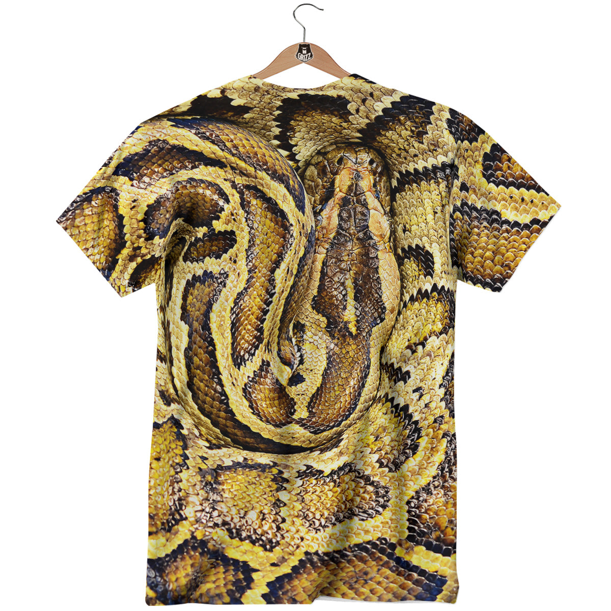 Snake Burmese Python Print T-Shirt-grizzshop