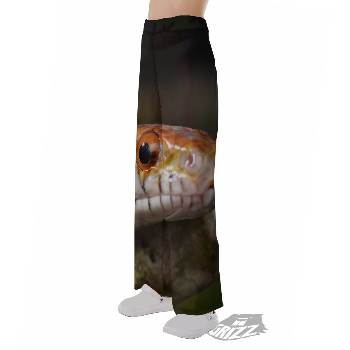 Snake Corn Print Pajama Pants-grizzshop