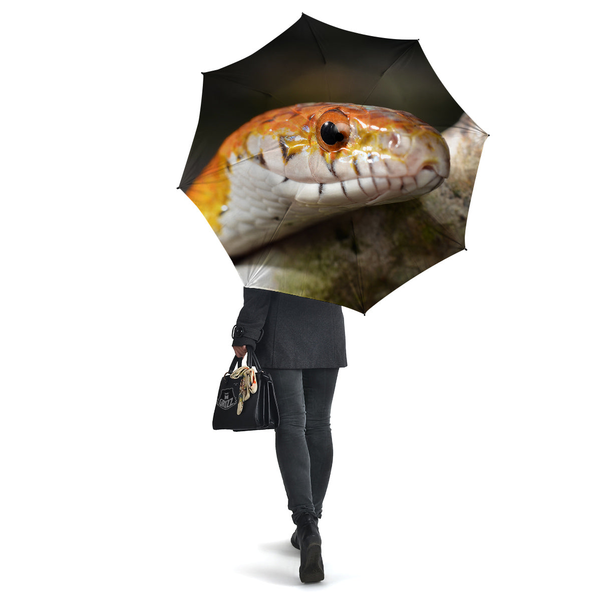 Snake Corn Print Umbrella-grizzshop