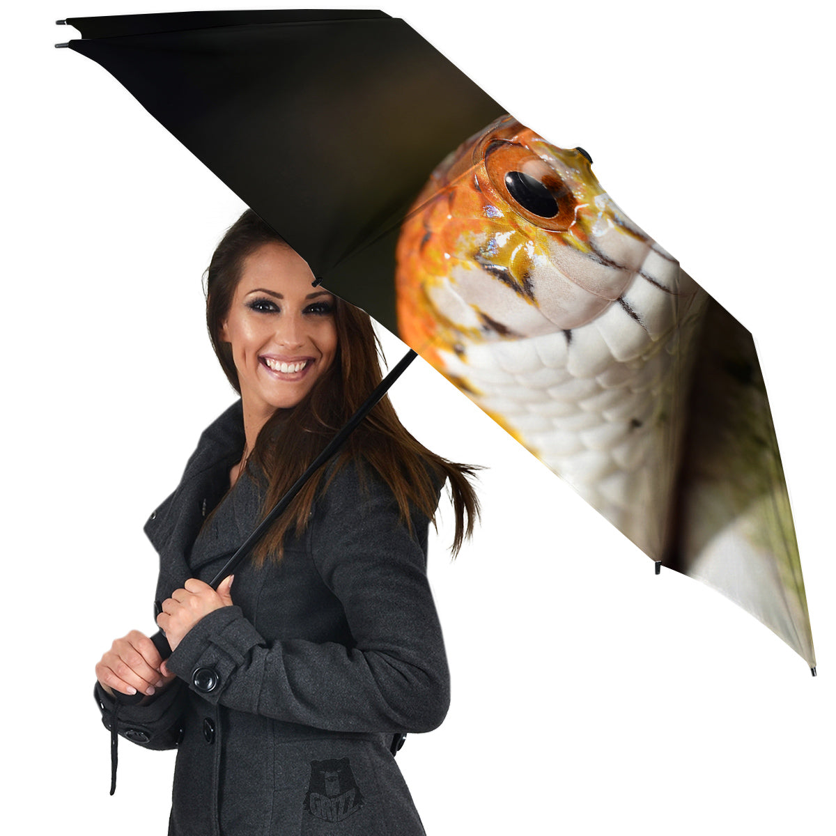 Snake Corn Print Umbrella-grizzshop