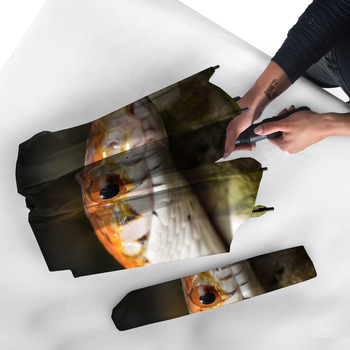 Snake Corn Print Umbrella-grizzshop