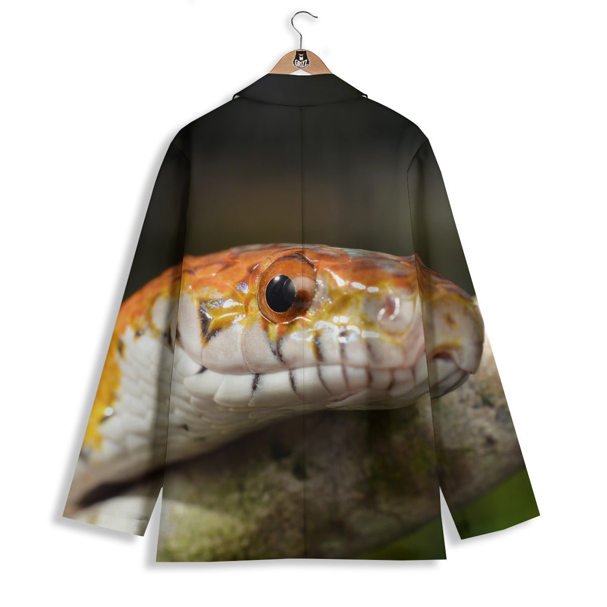 Snake Corn Print Women's Blazer-grizzshop