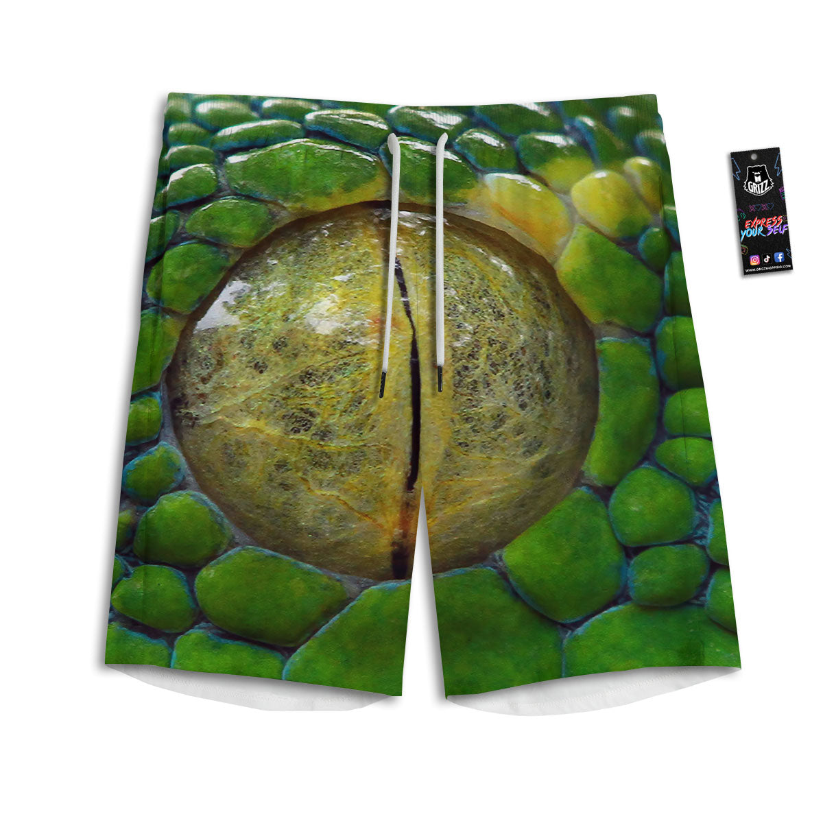 St. Patrick's Day Irish Clover Print Men's Athletic Shorts