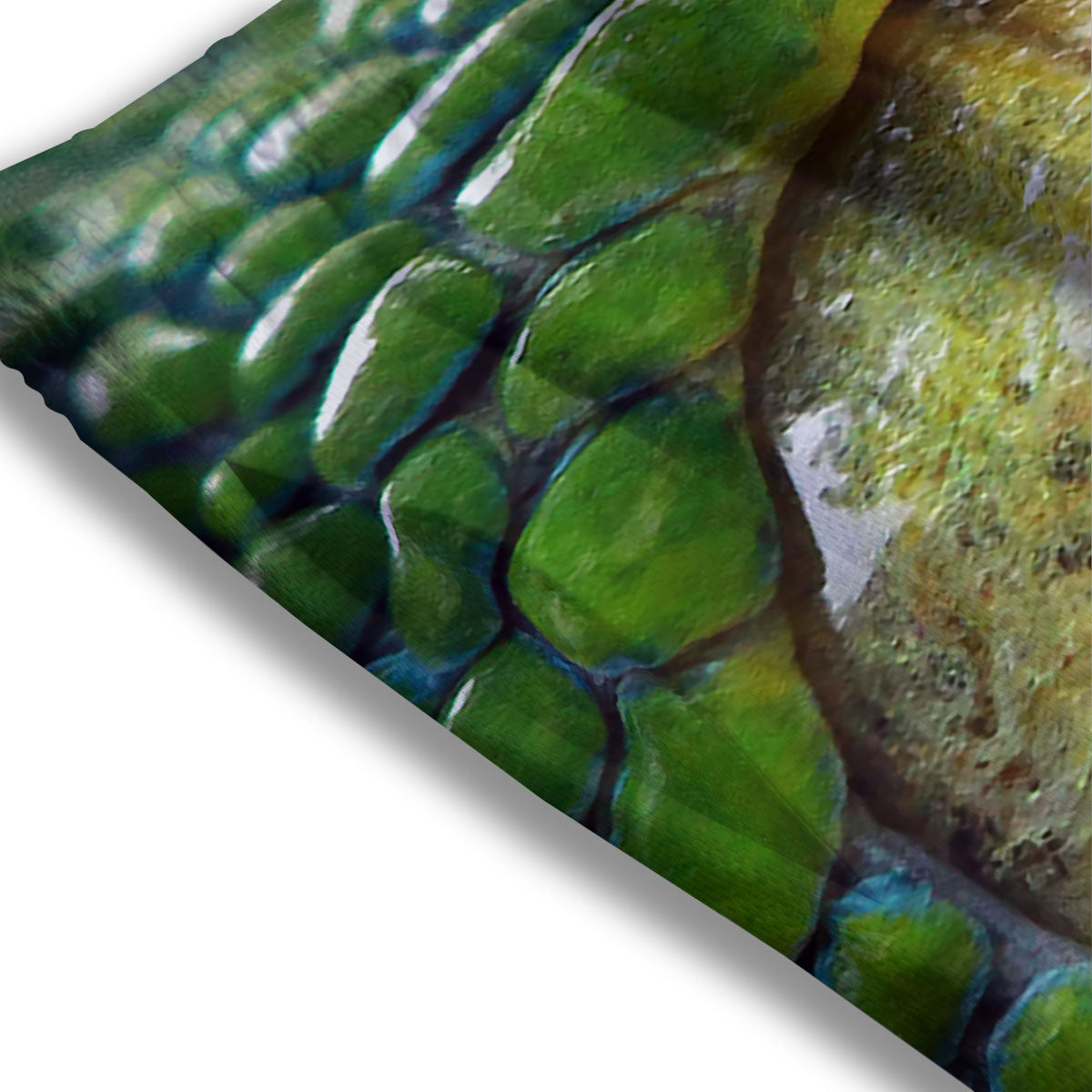 Snake Eye Green Print Mesh Shorts