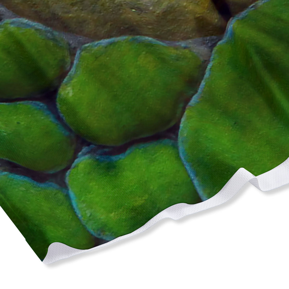 Snake Eye Green Print Mesh Shorts