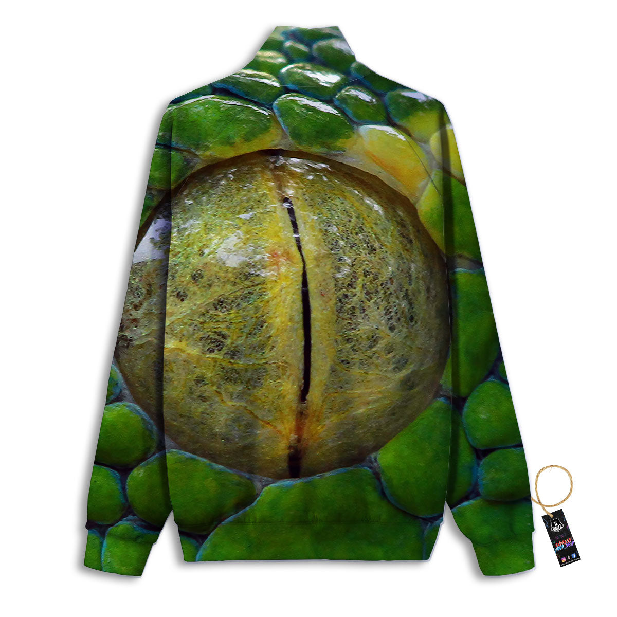 Snake Eye Green Print Track Jacket-grizzshop