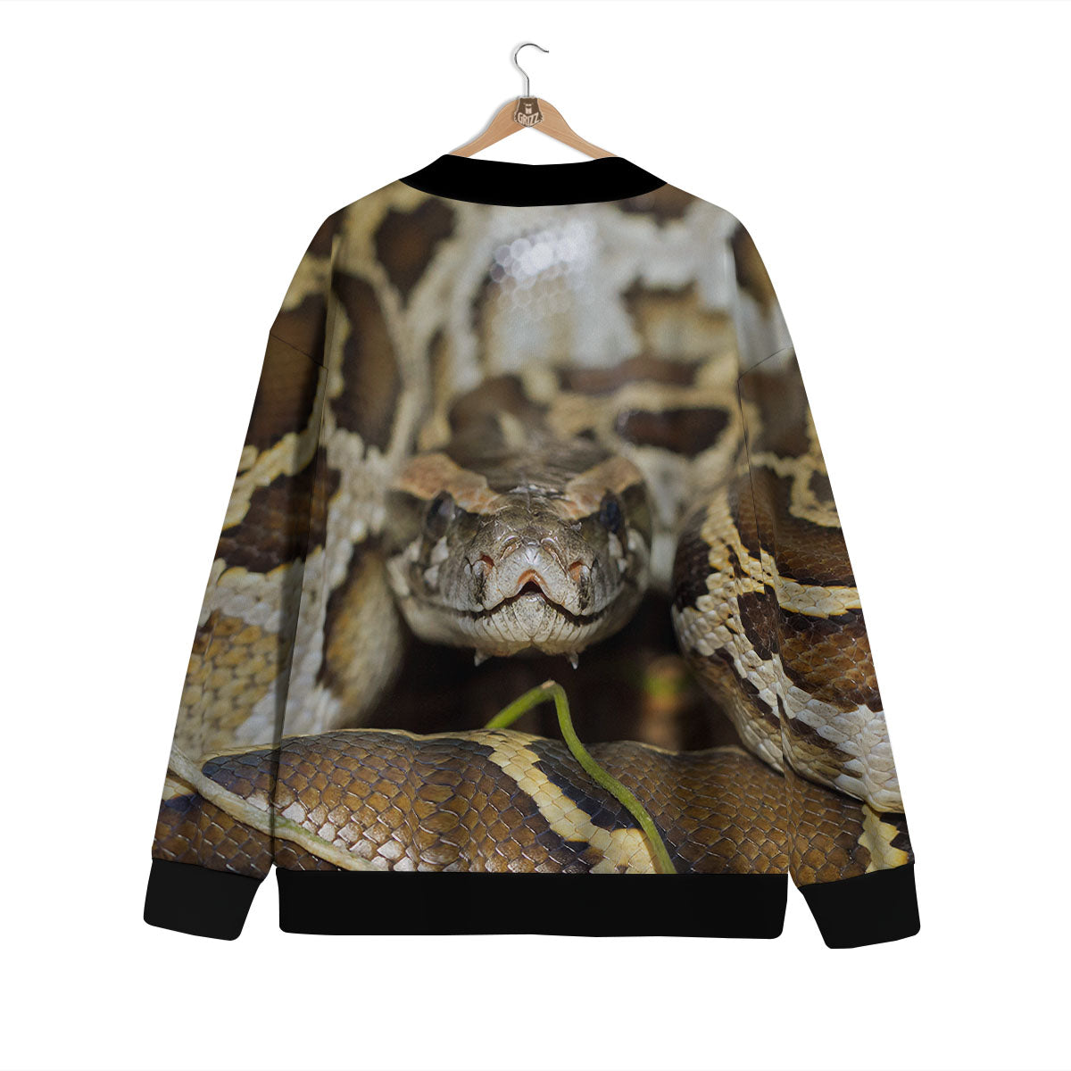 Snake Python Print Cardigan-grizzshop