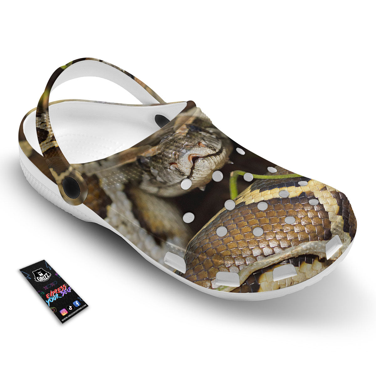 Snake Python Print Clog-grizzshop