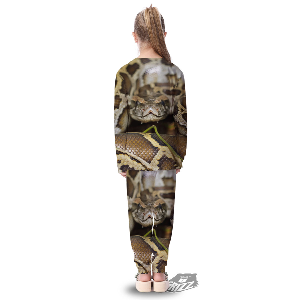 Snake Python Print Kid's Pajamas-grizzshop