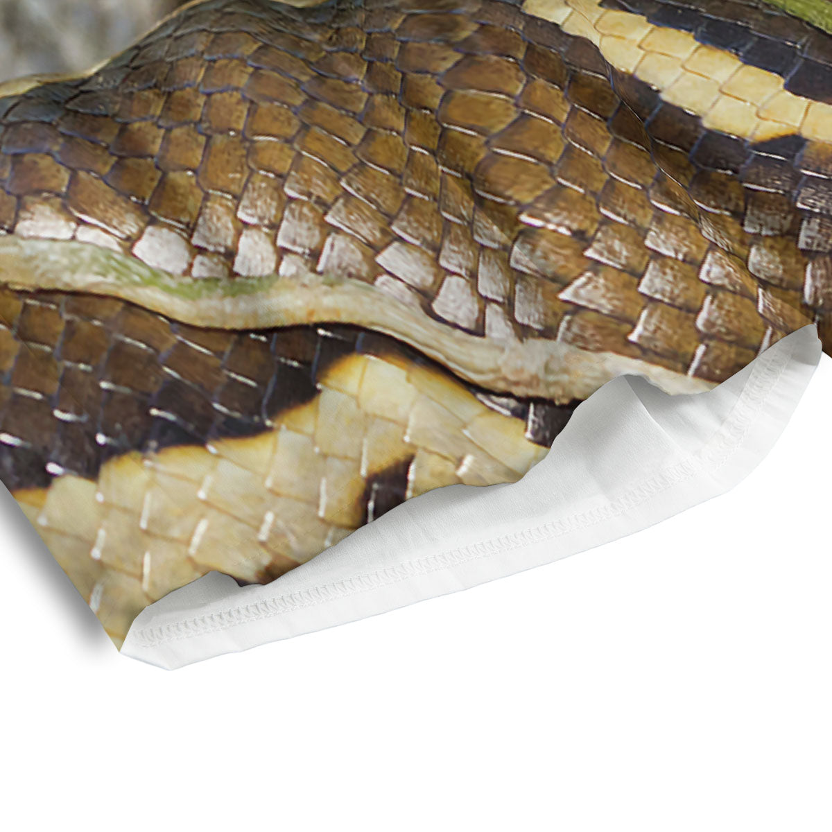 Snake Python Print Men's Athletic Shorts