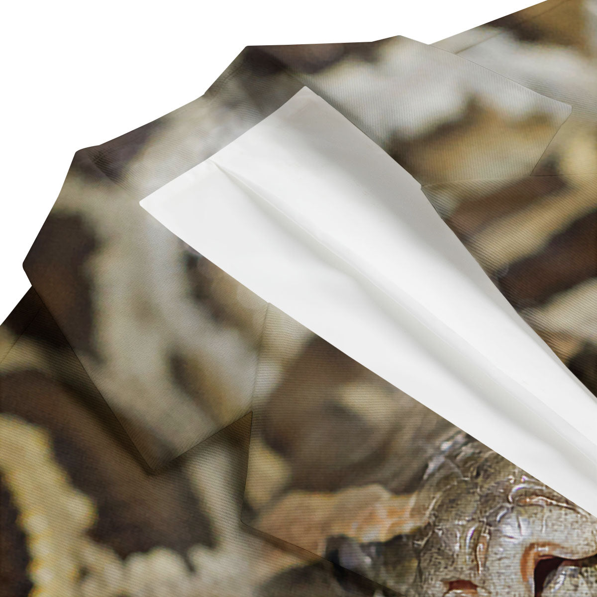 Snake Python Print Men's Blazer-grizzshop