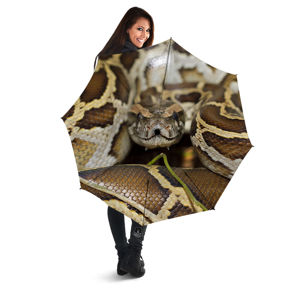 Snake Python Print Umbrella-grizzshop