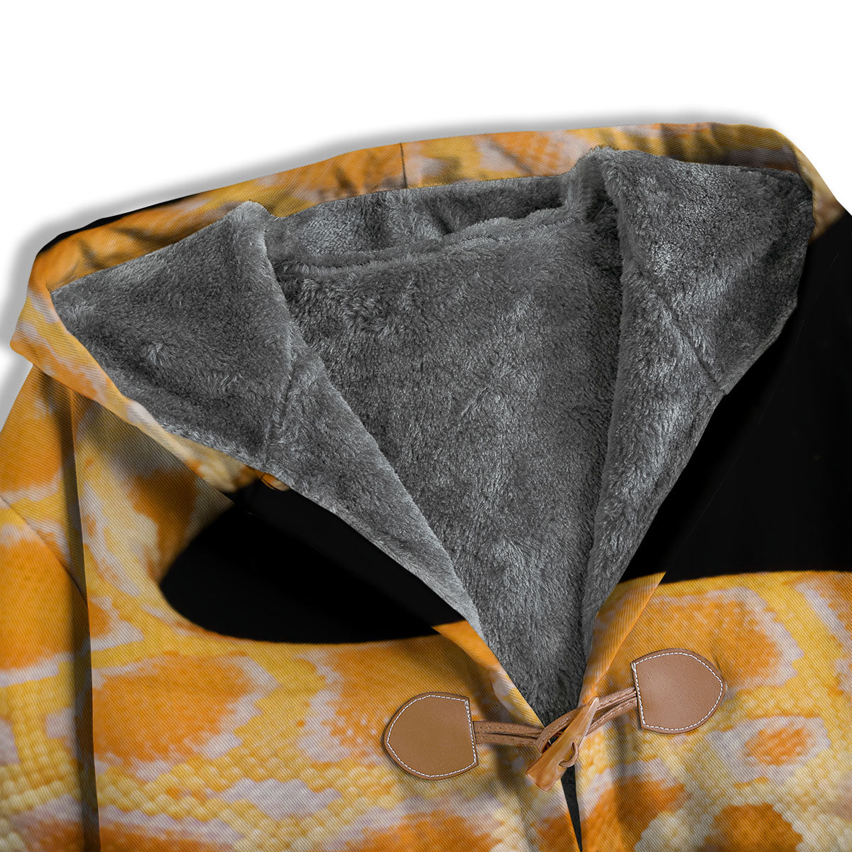 Snake Python Yellow Print Men's Windbreaker Jacket-grizzshop