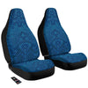 Snake Skin Blue Print Car Seat Covers-grizzshop