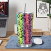 Snake Skin Psychedelic Print Tumbler-grizzshop