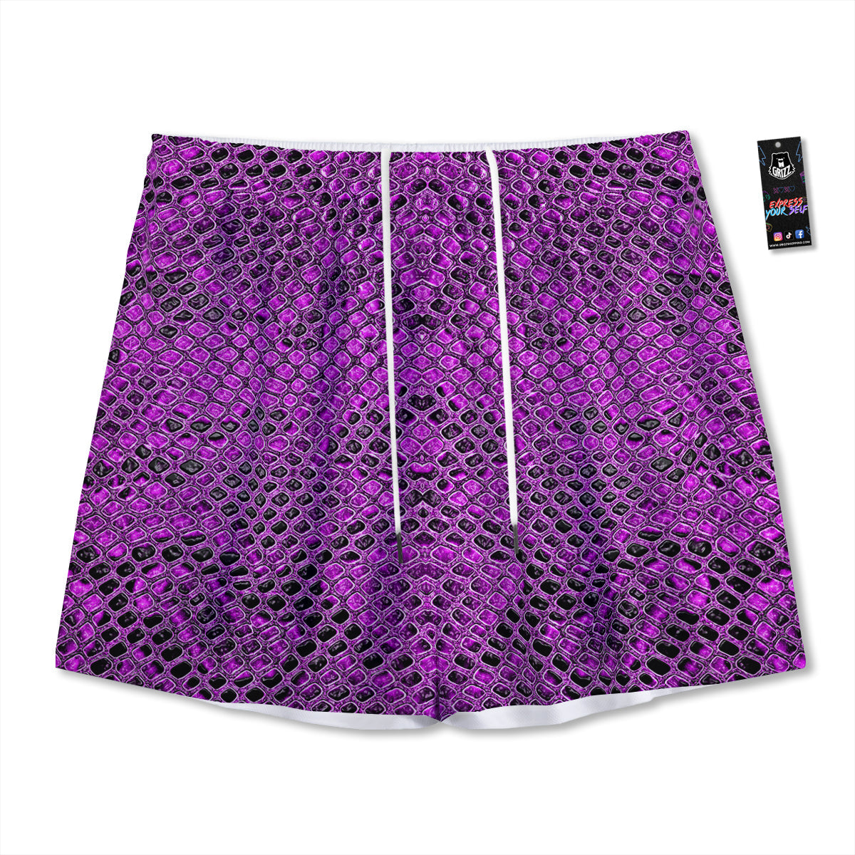 Sugar Skull Day Of The Dead Print Mesh Shorts