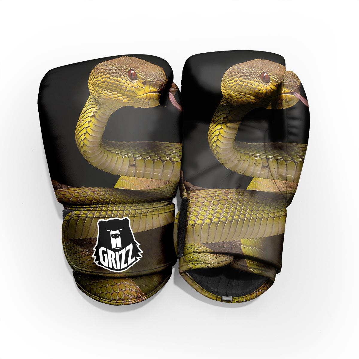 Snake Trimeresurus Albolabris Print Pro Boxing Glove