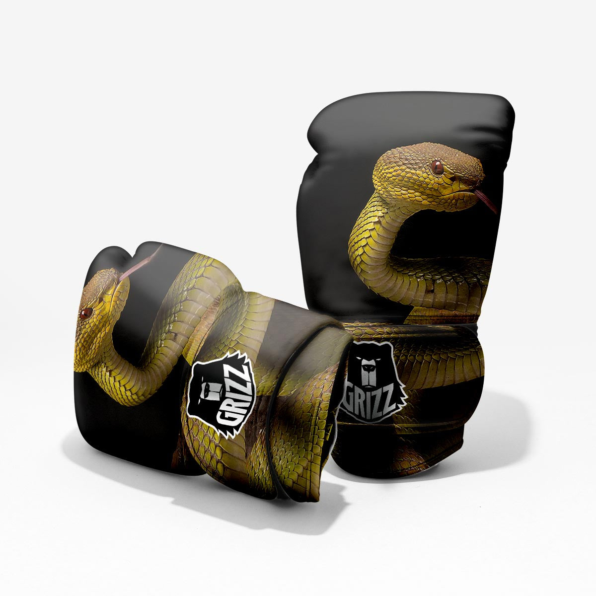 Snake Trimeresurus Albolabris Print Pro Boxing Glove