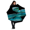 Snake Turquoise Print Umbrella-grizzshop