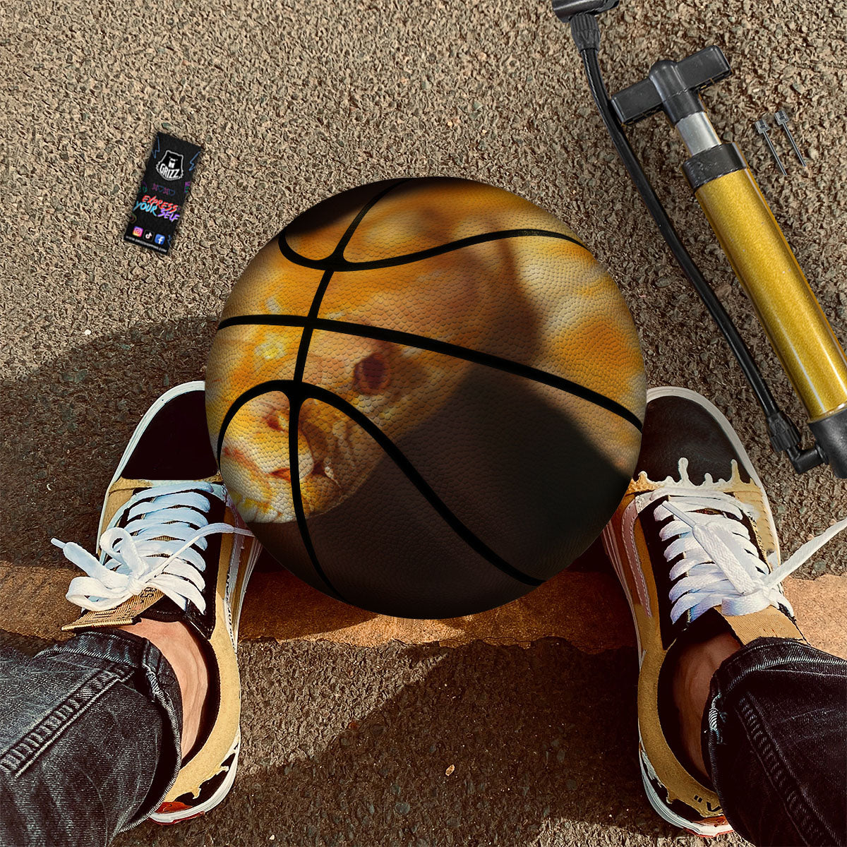Snake Albino Print Basketball