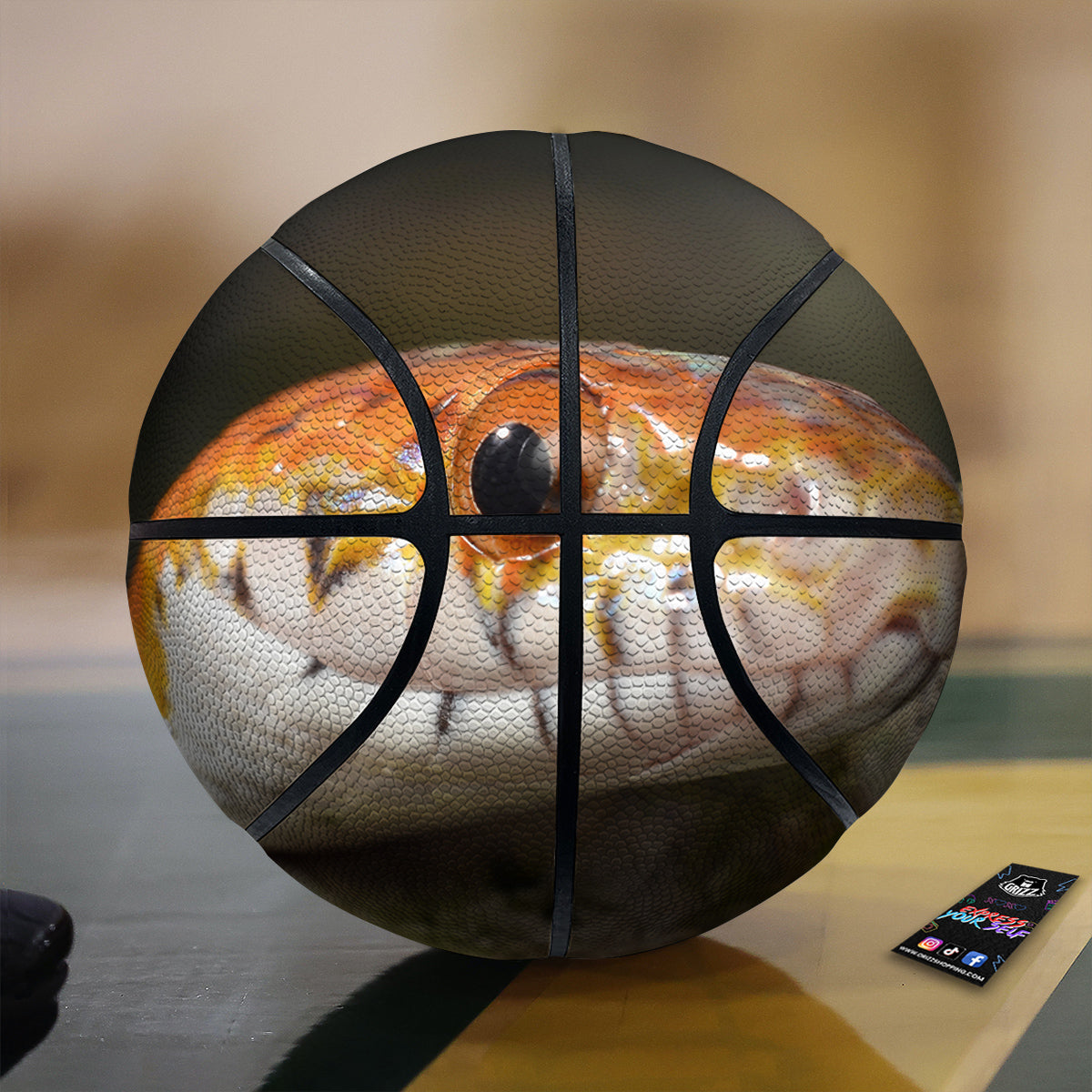 Snake Corn Print Basketball