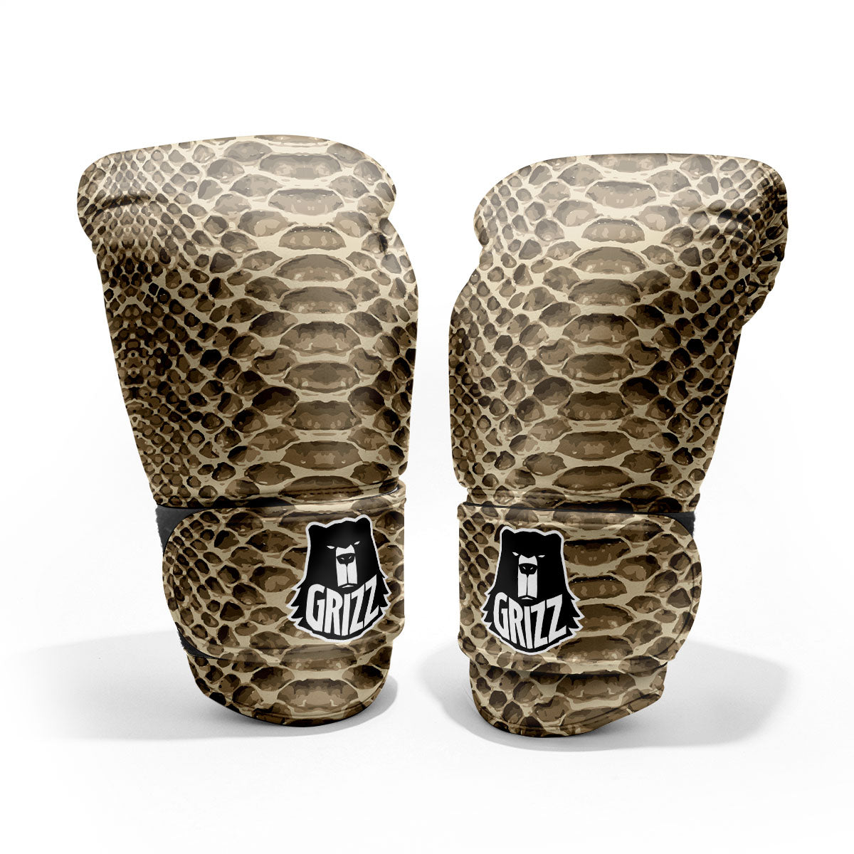 Snakeskin Beige Print Pro Boxing Glove