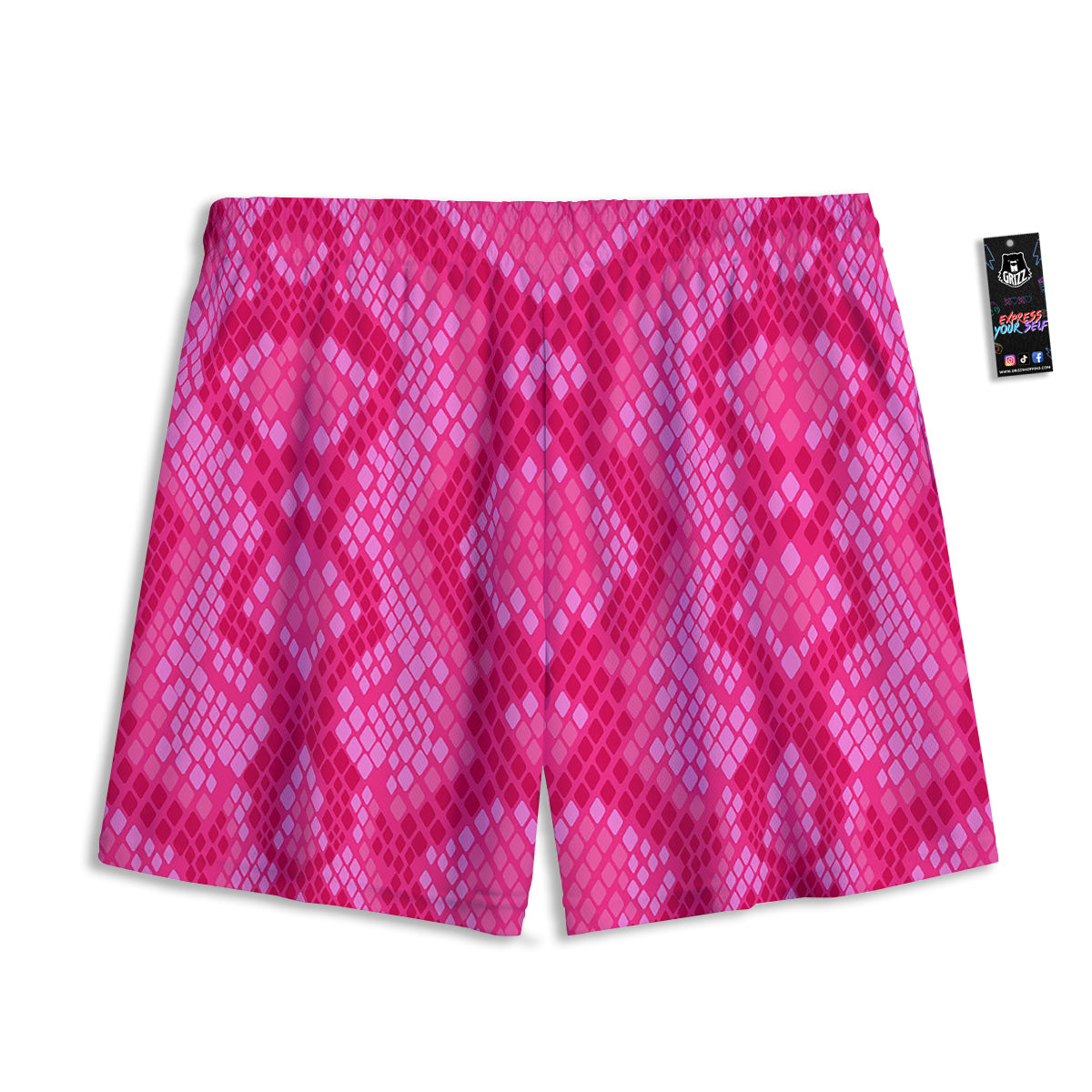 Sun And Moon Geometric Celestial Print Mesh Shorts