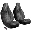 Snakeskin Black And Tan Print Pattern Car Seat Covers-grizzshop