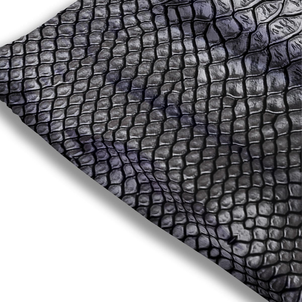Snakeskin Black And Tan Print Pattern Mesh Shorts