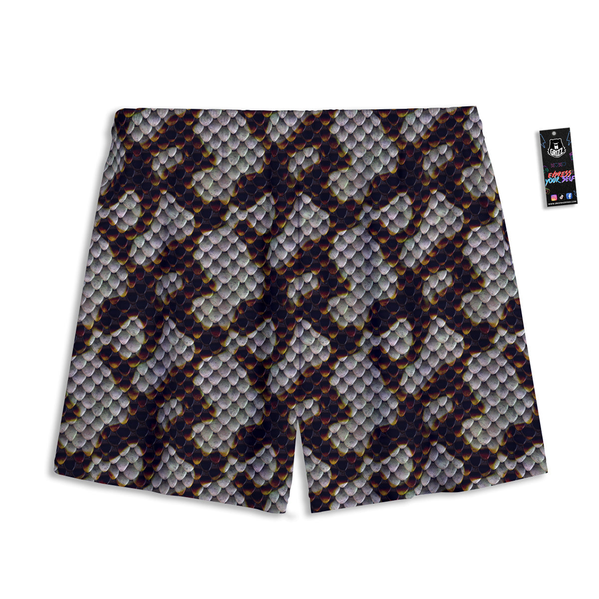 Sunflower Dark Print Pattern Mesh Shorts