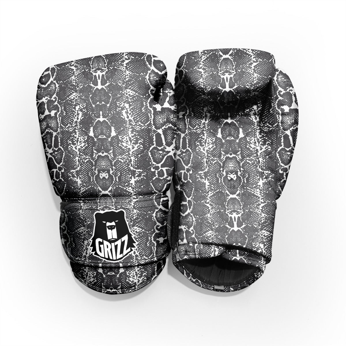 Snakeskin Black Print Pro Boxing Glove