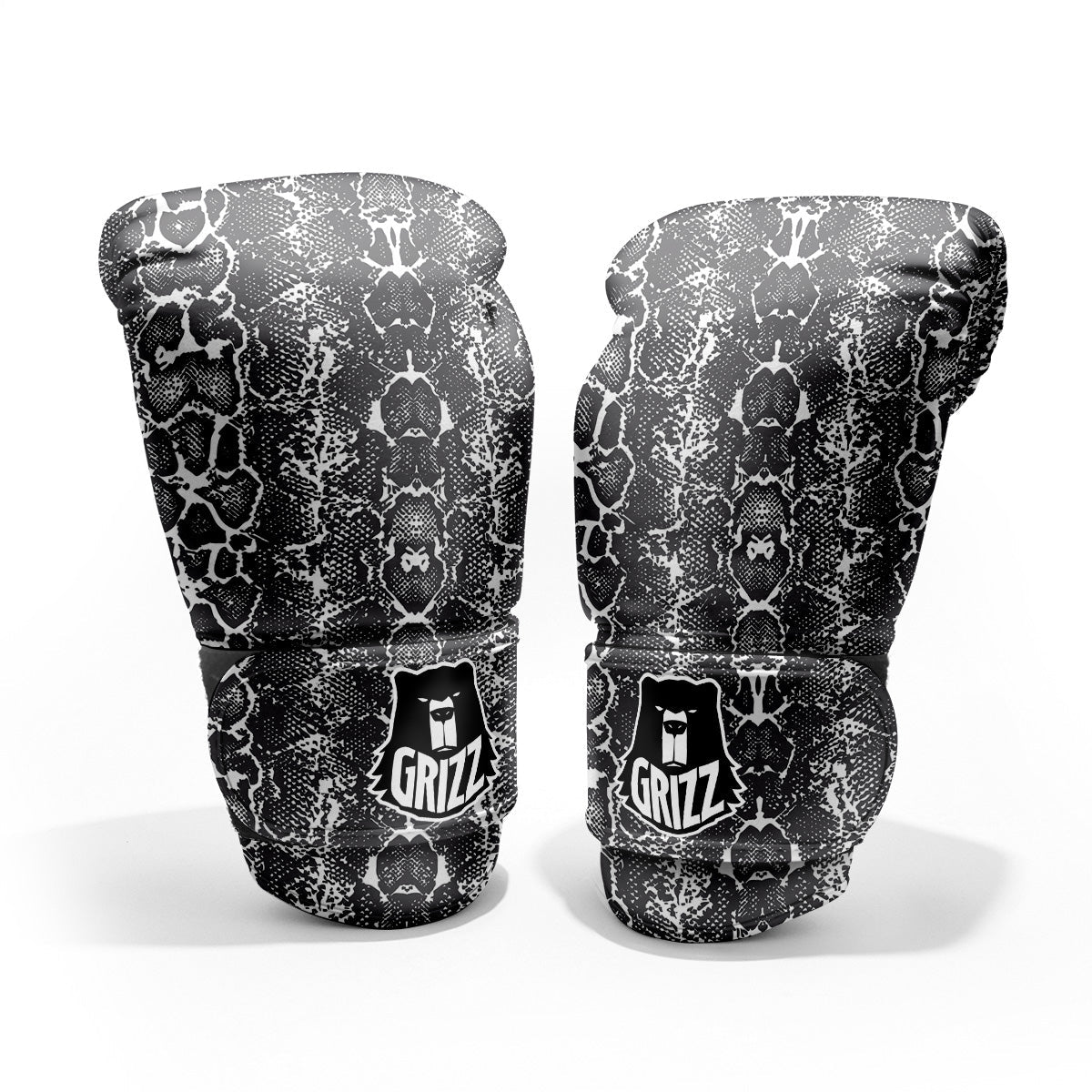 Snakeskin Black Print Pro Boxing Glove