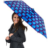 Snakeskin Blue And Purple Print Pattern Umbrella-grizzshop