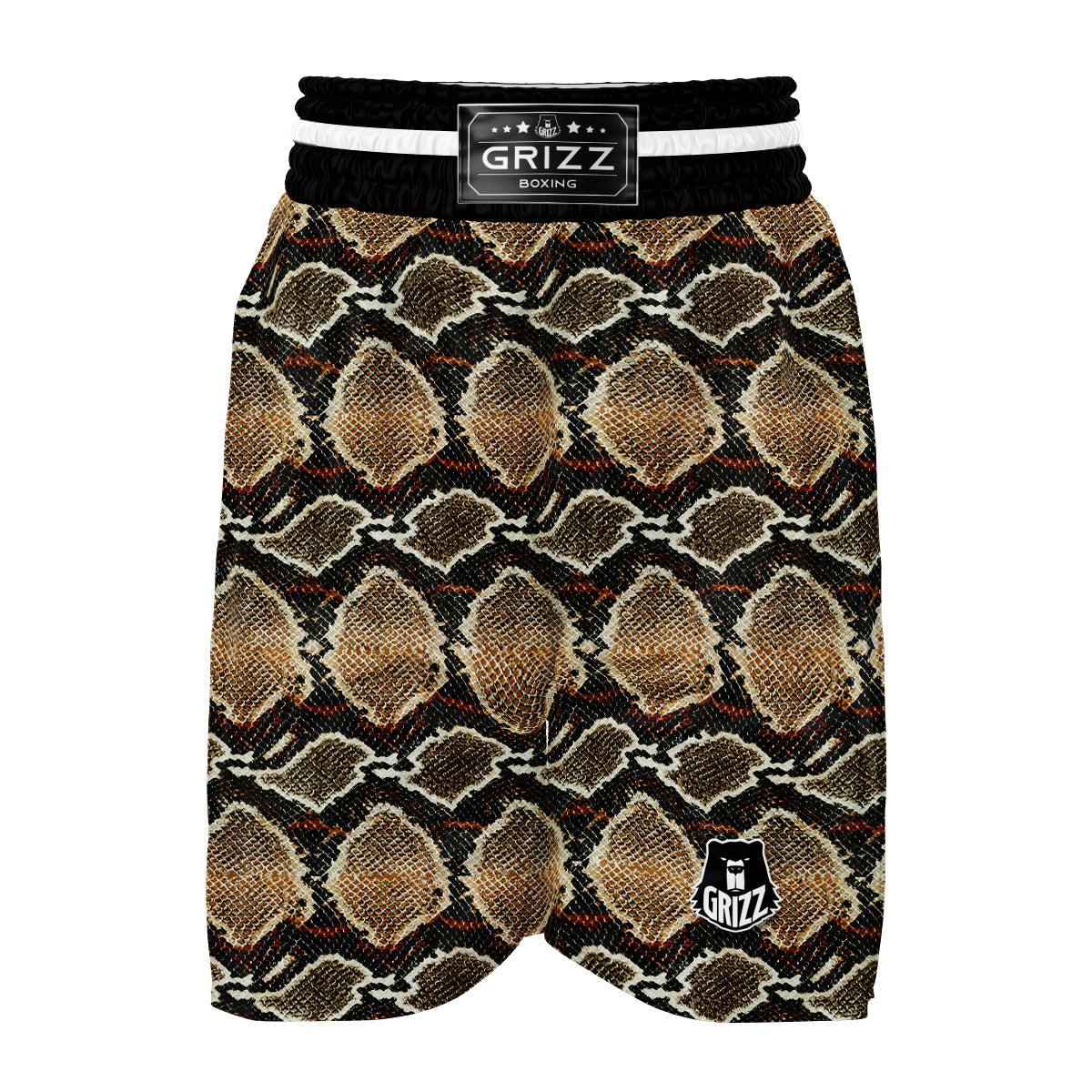 Snakeskin Boxing Shorts-grizzshop